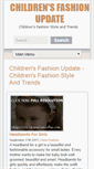 Mobile Screenshot of childrensfashionup.com